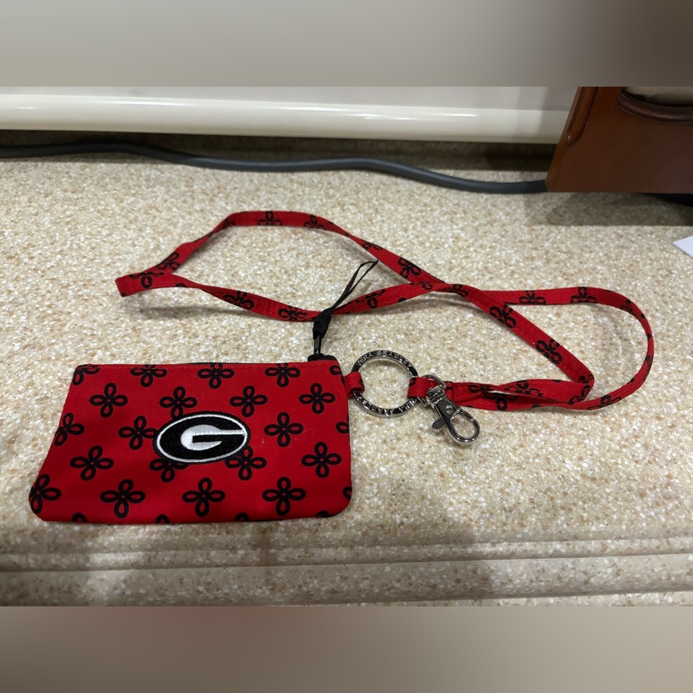 Vera Bradley University of Georgia Id and Lanyard Georgia Bulldogs